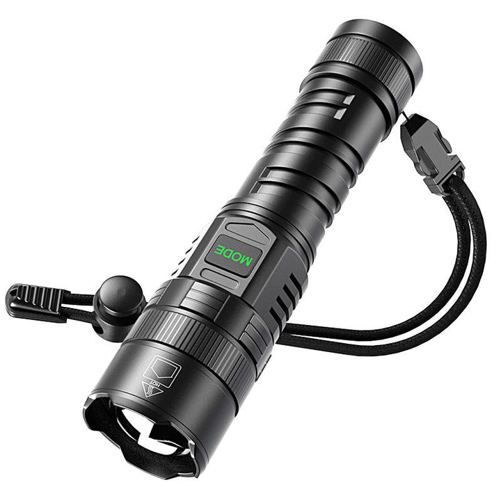 Illuminate Your Adventures with the Electric Display Camping Portable Flashlight