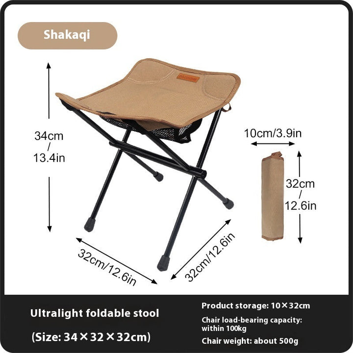Discover the Comfort of the Portable Fishing Stool Ultralight Folding Chair