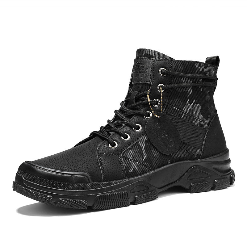 New Canvas High-top Tooling Hiking Boots
