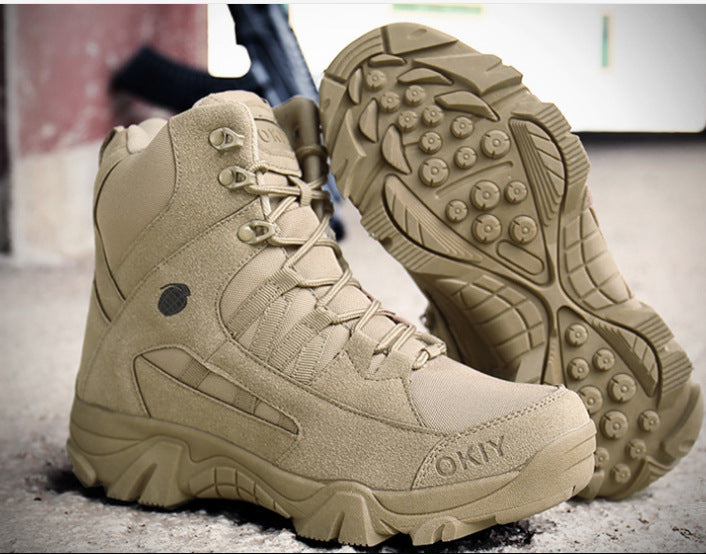 Breathable High Top Outdoor Hiking Boots