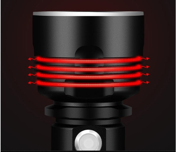 Waterproof camping multifunctional flashlight