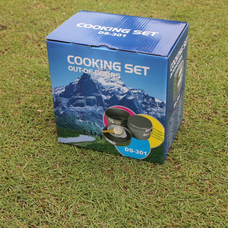 Camping Hiking Picnic Non-stick Cooking Pan