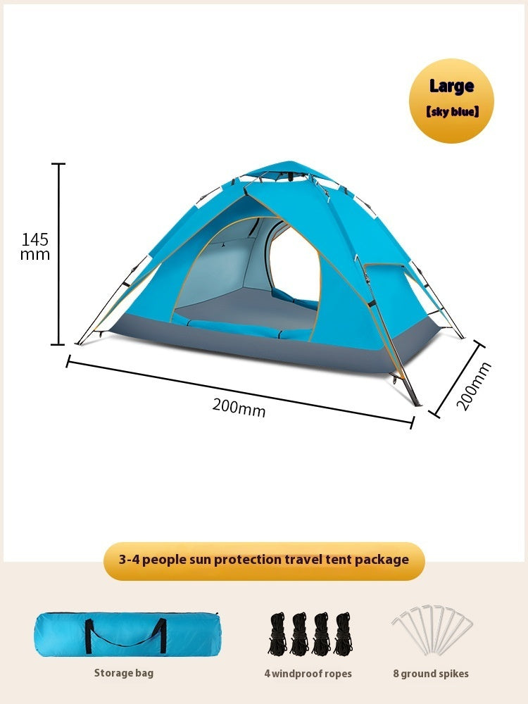 Double-layer Camping Oxford Cloth Camping Tent