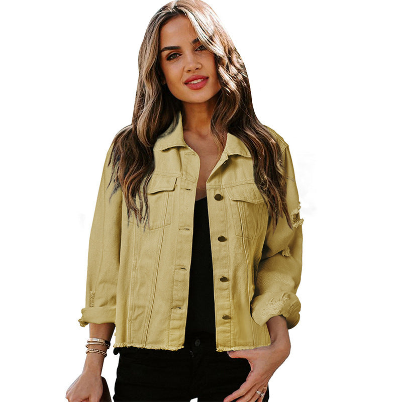 Women's Lapel Cardigan Jacket