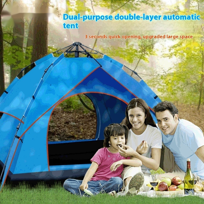 Double-layer Camping Oxford Cloth Camping Tent