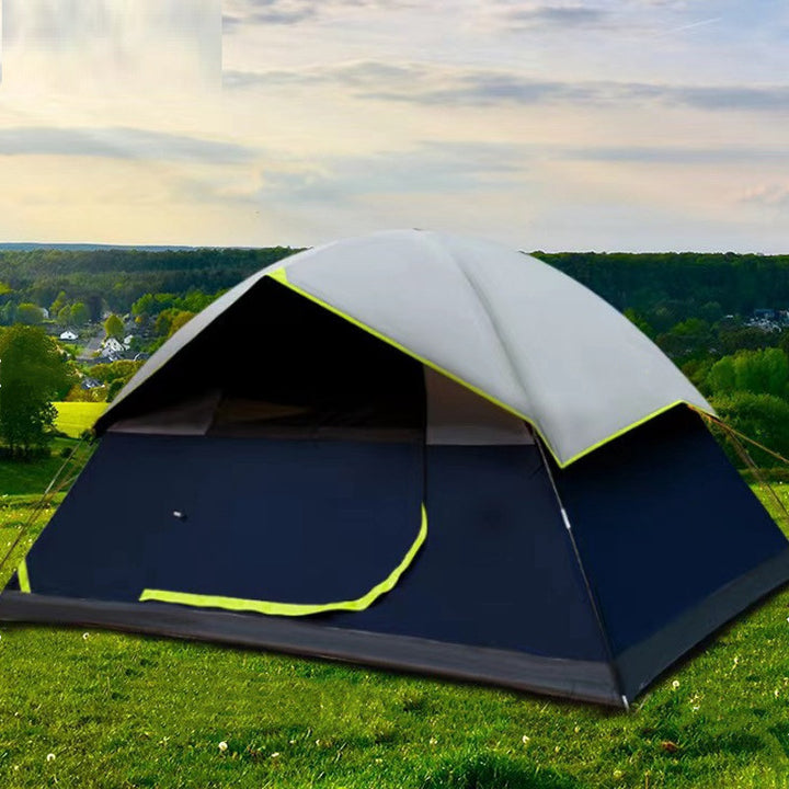 4 Person Black Coated Darkroom Tent For Camping