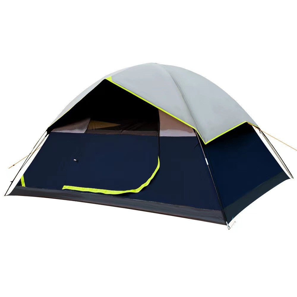 4 Person Black Coated Darkroom Tent For Camping