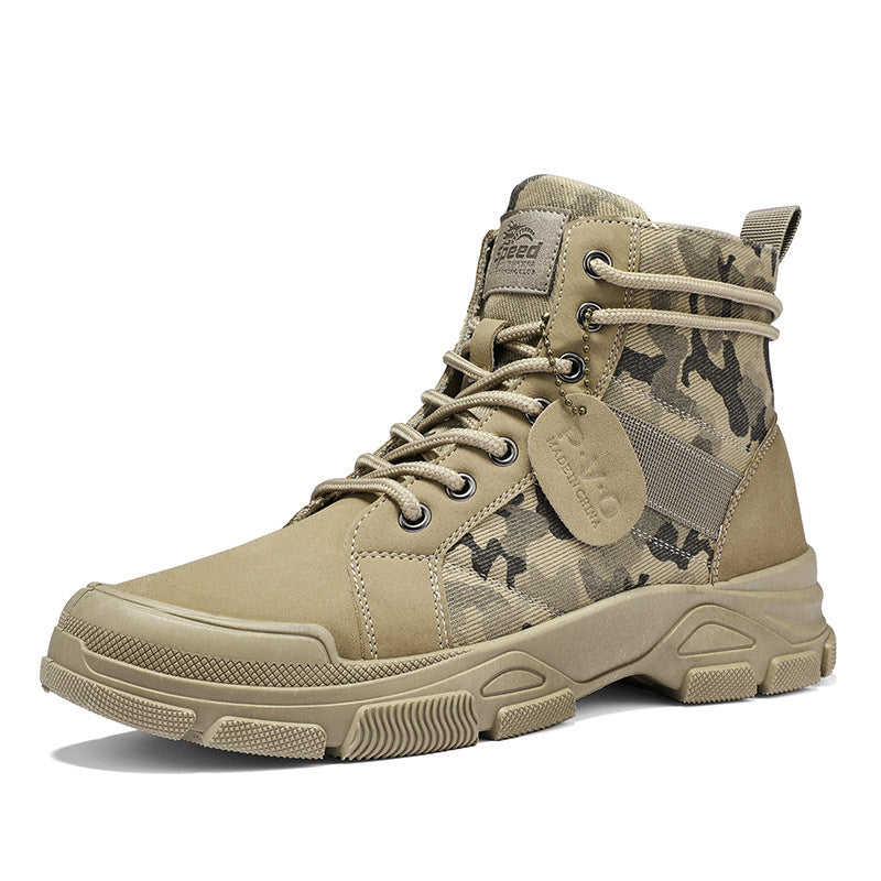 New Canvas High-top Tooling Hiking Boots