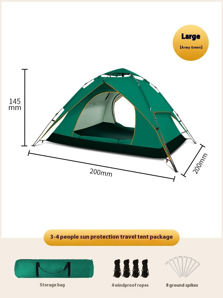 Double-layer Camping Oxford Cloth Camping Tent