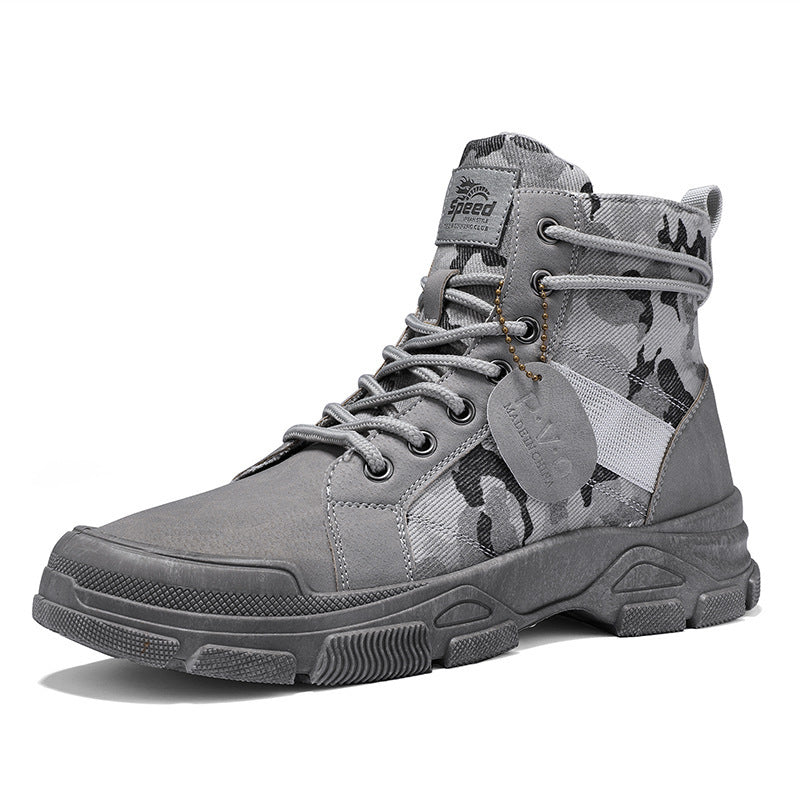 New Canvas High-top Tooling Hiking Boots